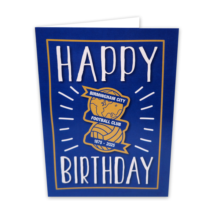 Gold Dynamic Birthday Card