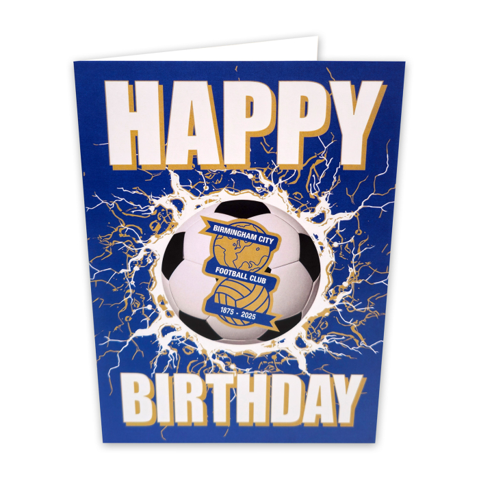 Gold Exploding Birthday Card