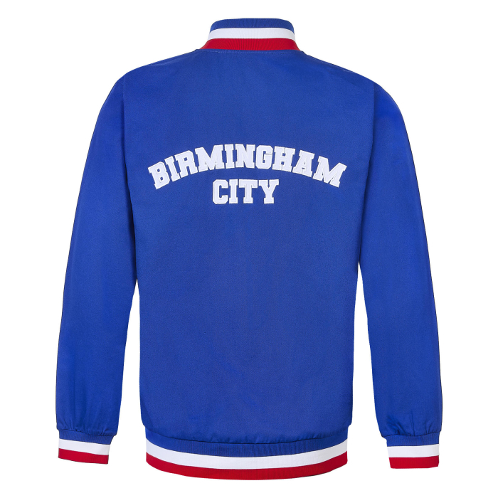 Red Stripe Collar Retro Full Zip Jacket