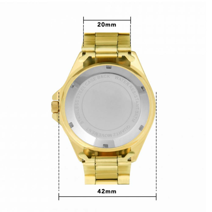 Gold Strap We are Birmingham Watch