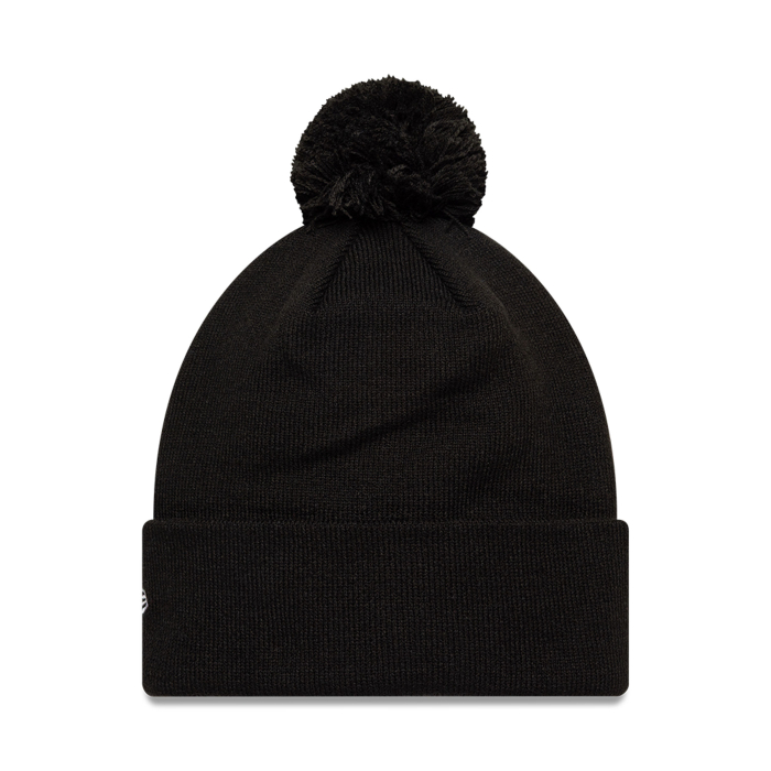New Era Bobble Beanie Black