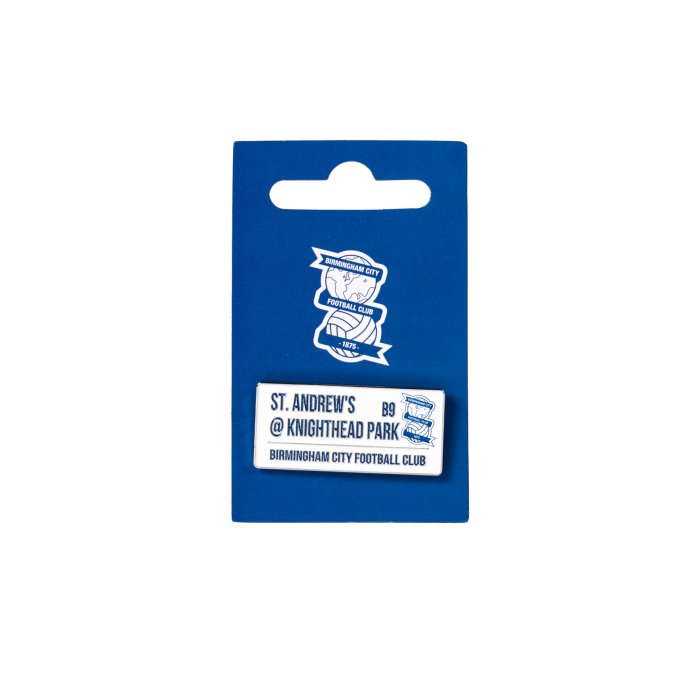 Street Sign Pin Badge