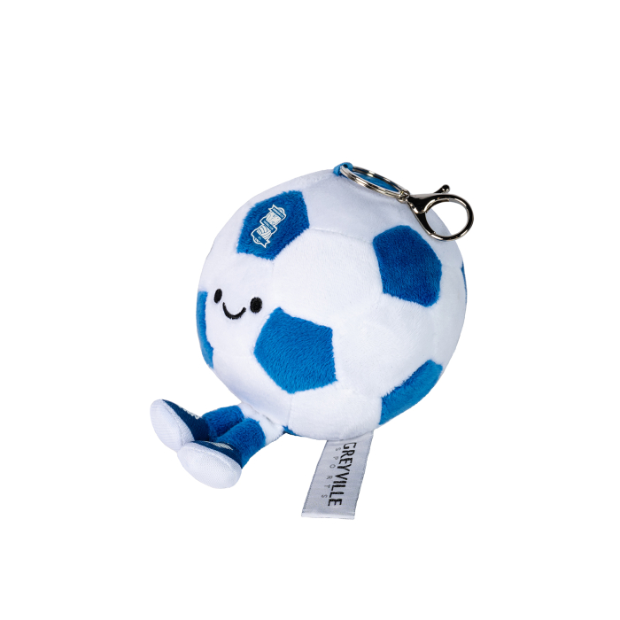 Plush Football Keyring
