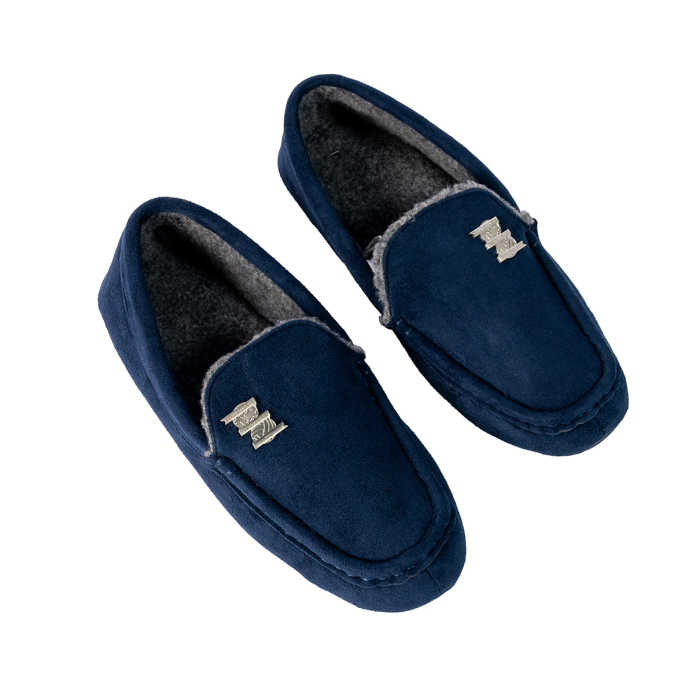 Metal Crest Slippers