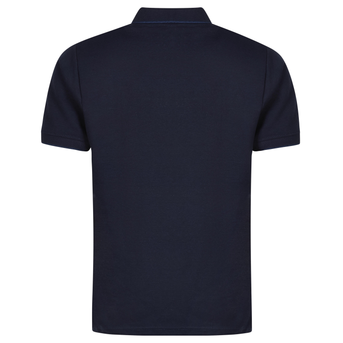 150 Year Crest Zip Polo Navy