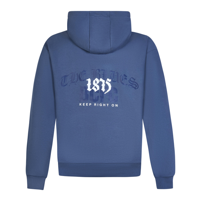 Gothic Font Hoody Airforce Blue