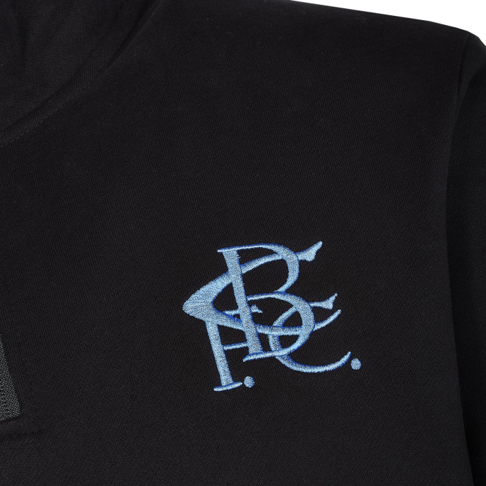 Interlink Blue Crest 1/4 Zip Black