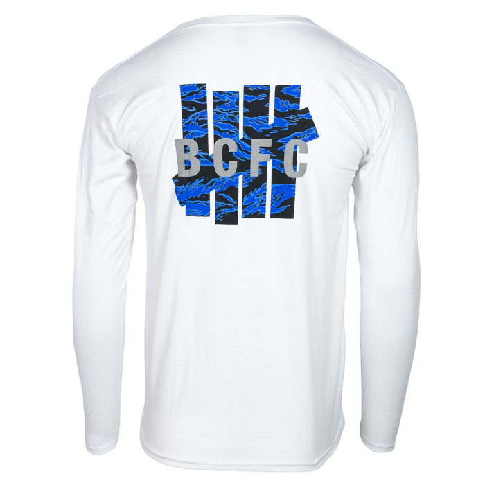 UNDEFEATED Long Sleeve Camo T-Shirt White