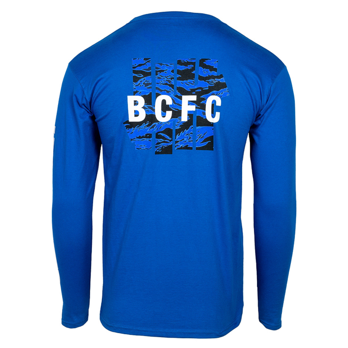 UNDEFEATED Long Sleeve Camo T-Shirt Royal