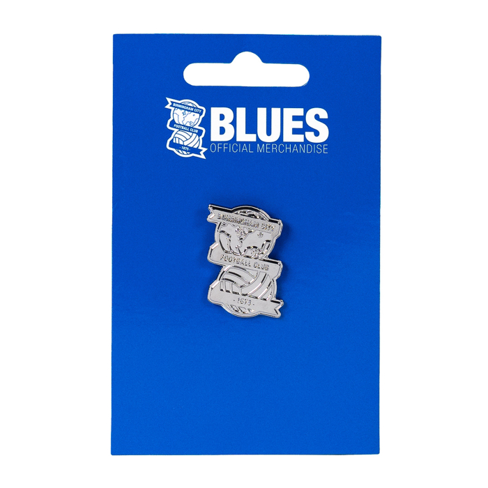 SIlver Crest Pin Badge