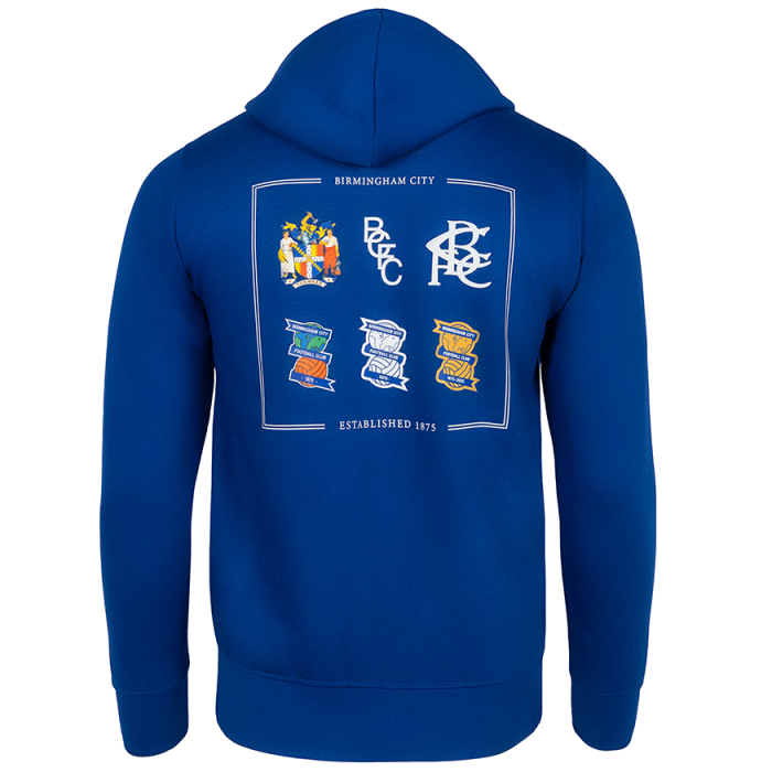 Multi Crest Hoodie Royal