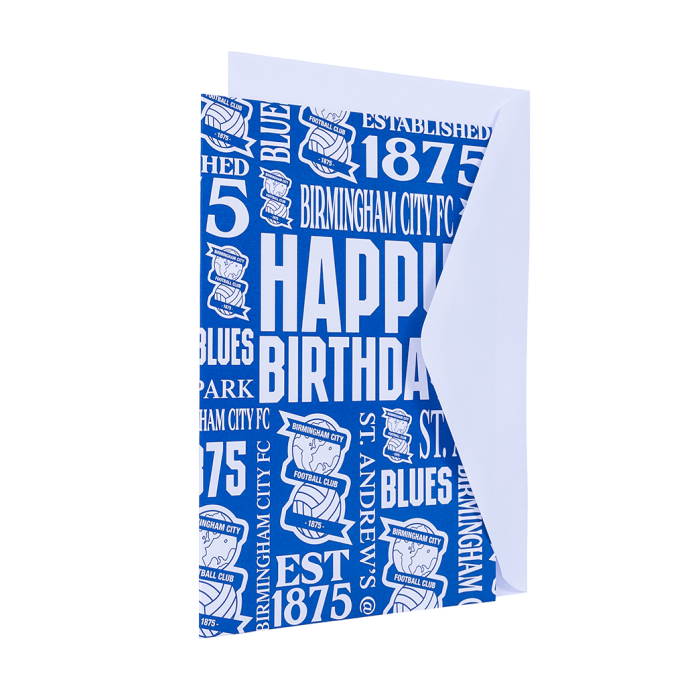 Multi Crest Birthday Card
