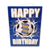 Gold Exploding Birthday Card