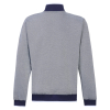 Suede Patch Funnel Neck