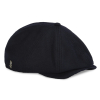 New Era Gold Enamel Flat Cap Black