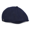 New Era Gold Enamel Flat Cap Navy