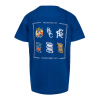 Multi Crest Tee Youth Royal
