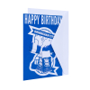 Scarf Crest Birthday Card