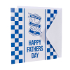 Chequered Father's Day Card