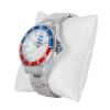 Mens Stainless Steel Red & Blue Watch