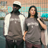 Who Are Ya Gothic Print T-Shirt