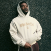 Who Are Ya Gothic Print Hoodie