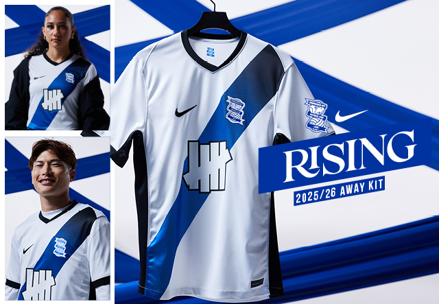 サッカーユニフォーム　Birmingham City Football Club Birmingham City 1993-94 Home Kit