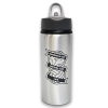 Handled Water Bottle Silver 650ml