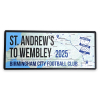 Way to Wembley Street Sign