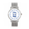 Womens Silver Bracelet Large Crest Watch