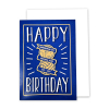 Gold Dynamic Birthday Card