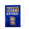Gold Shadow Crest Birthday Card