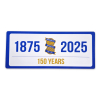 150 Years Street Sign White