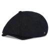 New Era Gold Enamel Flat Cap Black