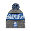 New Era Birmingham Bobble Beanie Grey