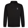 Waffle 1/4 Zip Jacket Black