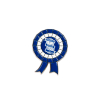 Rosette Pin Badge