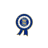 150 Years Rosette Pin Badge