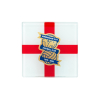 150 Years England Flag Glass Coaster