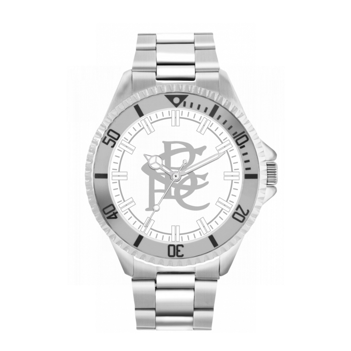 Mens Stainless Steel Interlink Watch