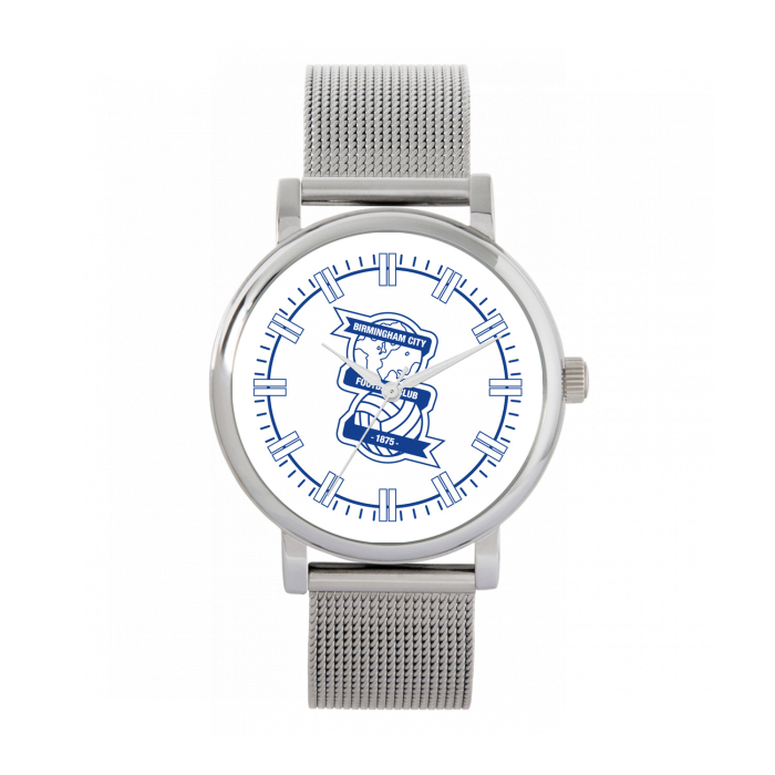 Womens Silver Bracelet Large Crest Watch