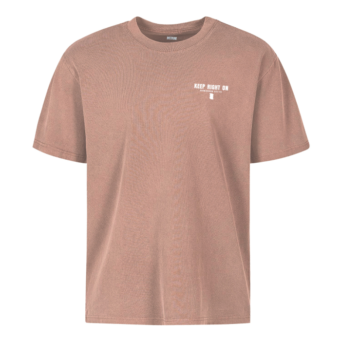 Keep Right On Oversized T-Shirt Dusk Pink