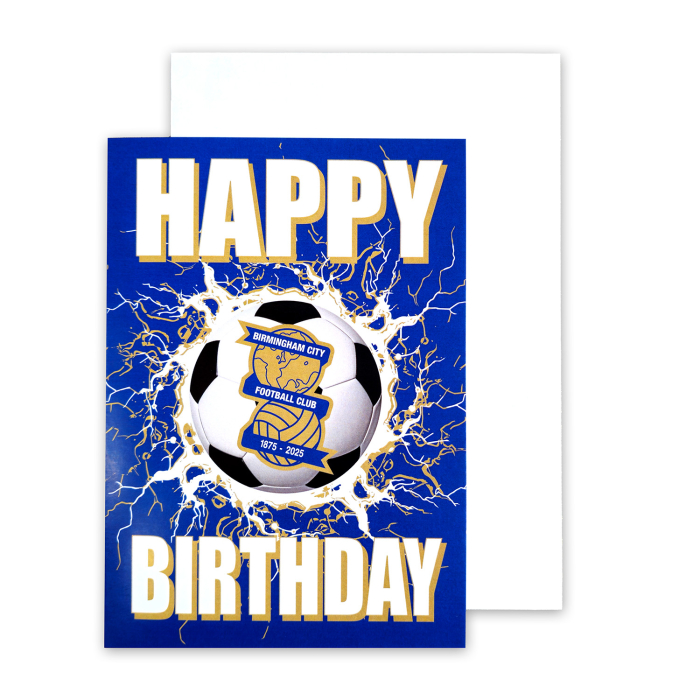 Gold Exploding Birthday Card