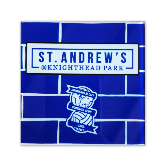 Street Sign Glass Coaster