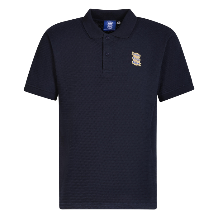150 Year Crest Waffle Polo Navy