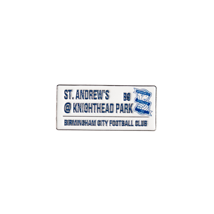 Street Sign Pin Badge