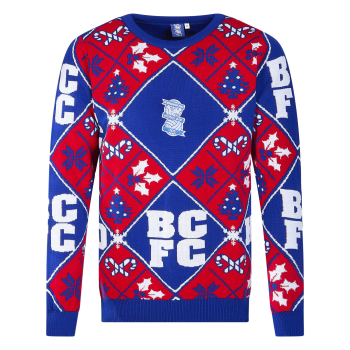 Red Chequered Christmas Jumper