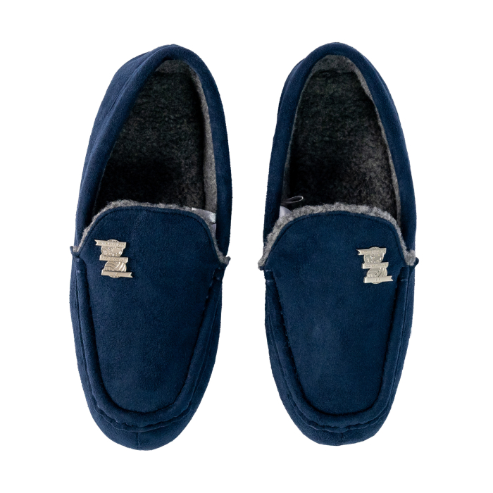 Metal Crest Slippers