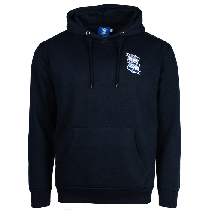 Multi Crest Hoodie Navy