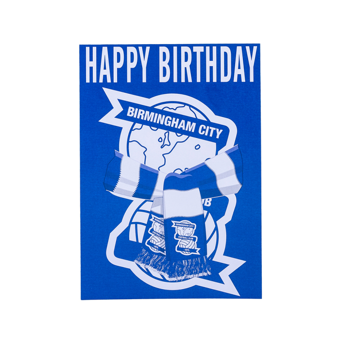Scarf Crest Birthday Card